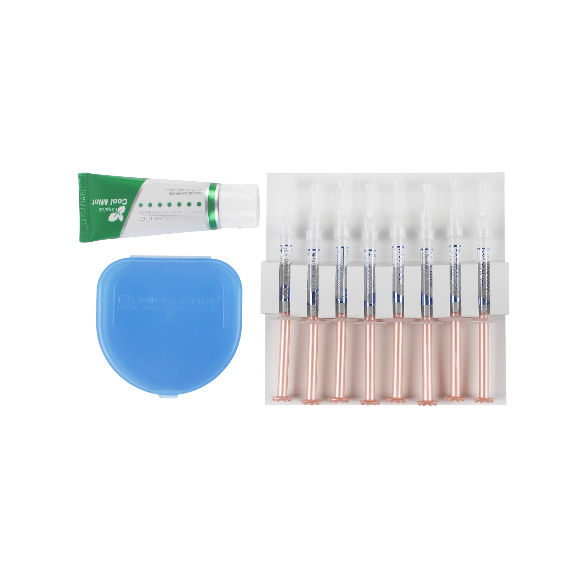 Teeth Whitening At Home Kit - ウルトラデント オパレスセンス 歯のホワイトニングジェル、自宅用ホワイトニングキット–8個入り*1.2mL（メロン風味）+1個ホワイトニング歯磨き粉