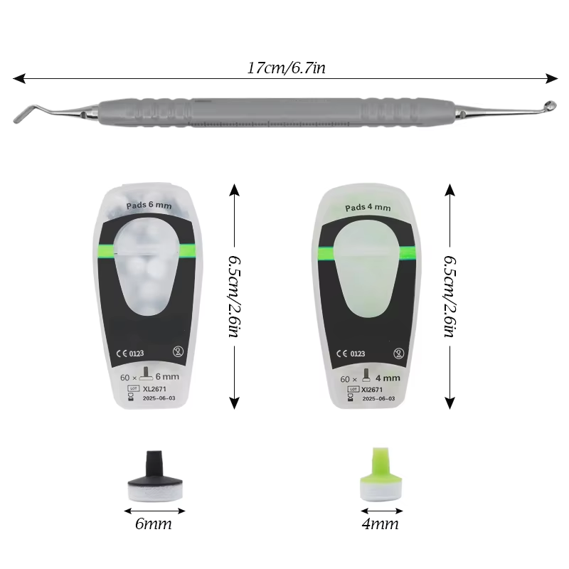 Teeth Whitening Foam Toothpaste - 歯科用コンポジットキット、フォームパッド成形ツール、ハンドル付きスパチュラ、光硬化性レジン、歯のホワイトニングおよび充填材用