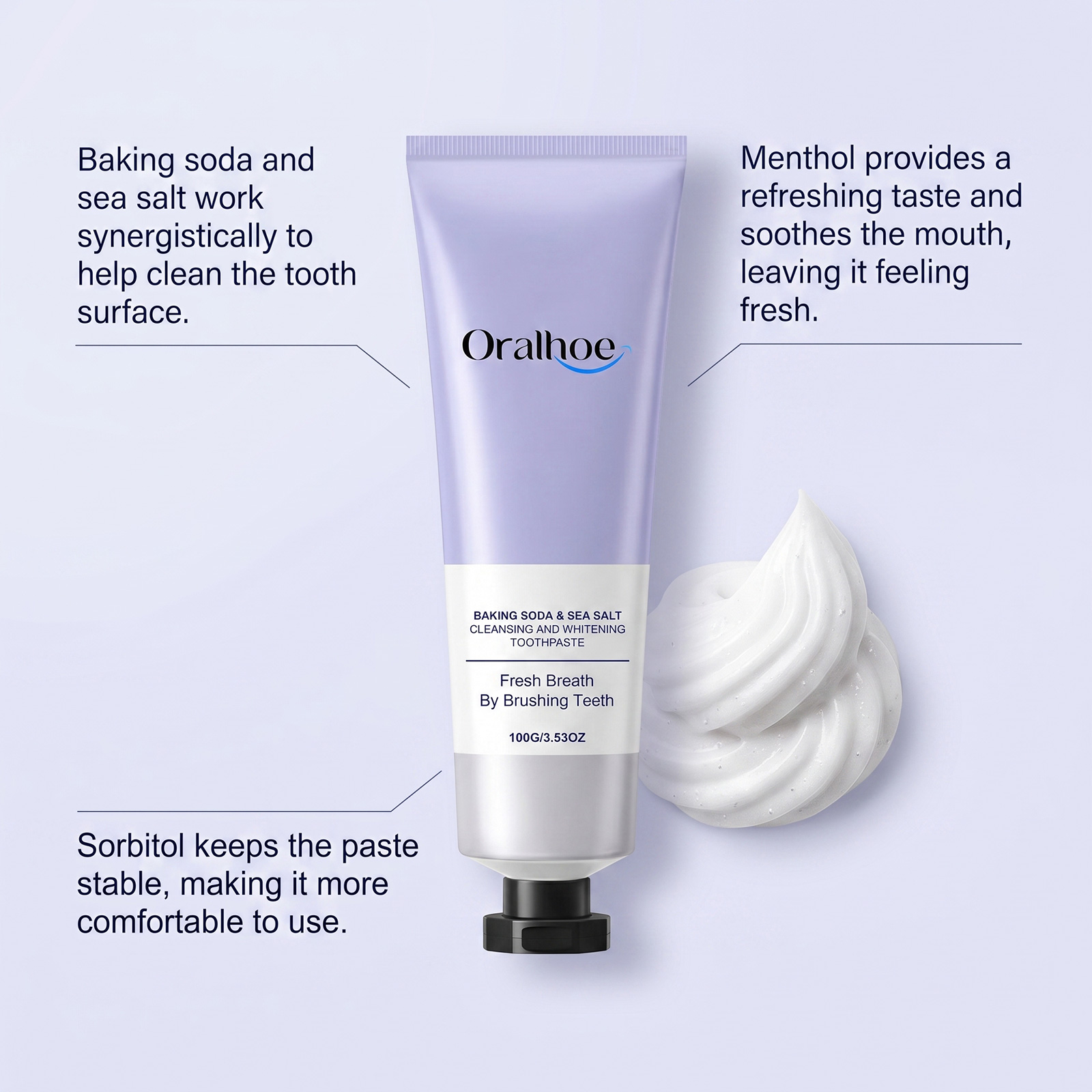 ミント風味の重曹配合歯磨き粉。ヒドロキシアパタイト配合で、着 - Teeth Whitening With Baking Soda のレビューと価格
