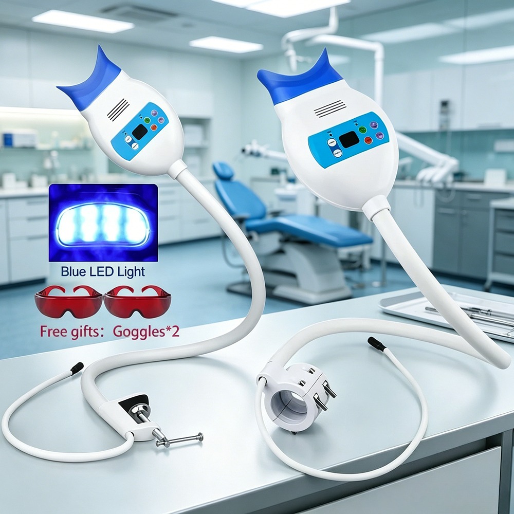 デスクトップ歯科用冷光ホワイトニングマシン 8 LED 3色 - Teeth Whitening Usa のレビューと価格