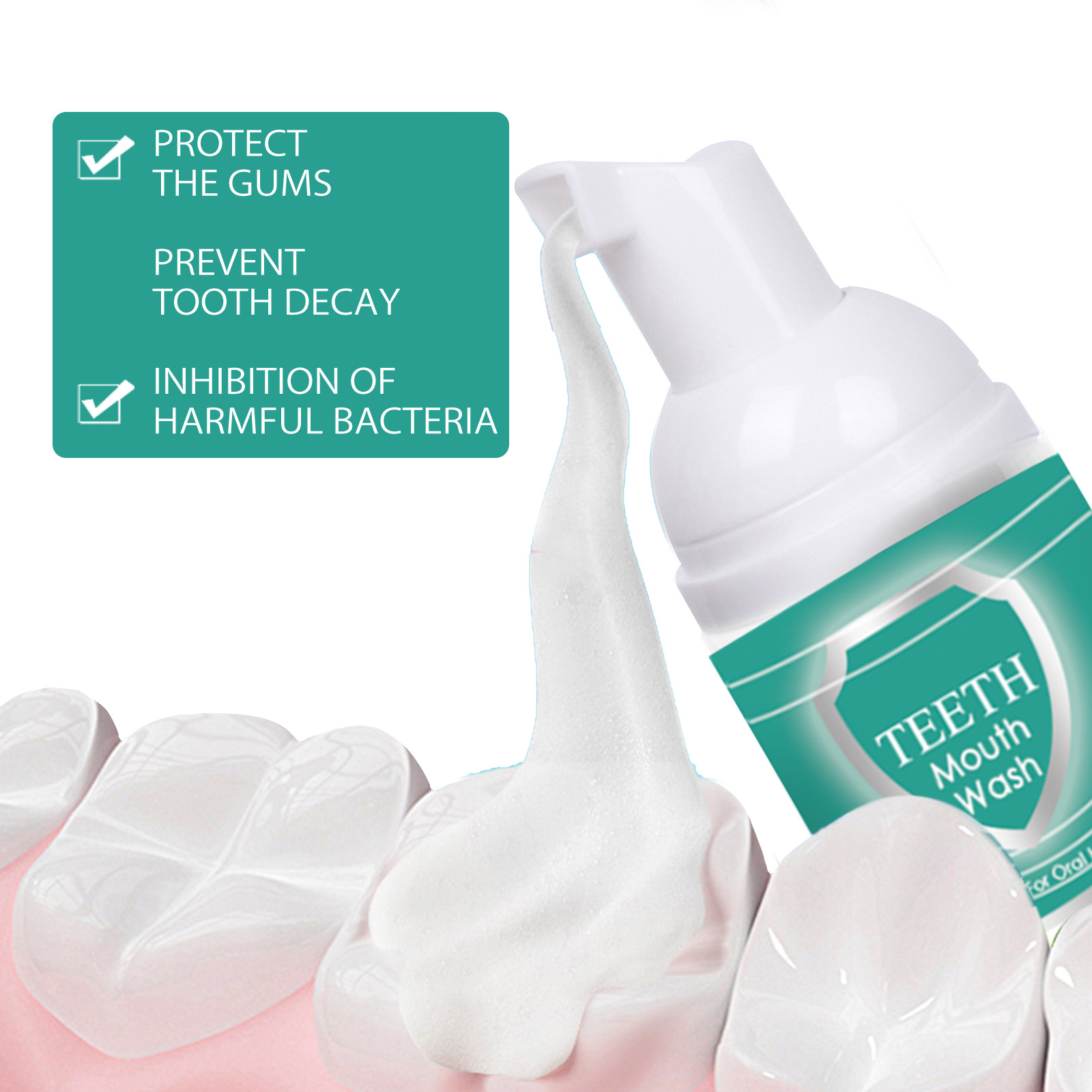 泡立つ歯磨き粉ムース - 歯の汚れや黄ばみのためのディープク - Teeth Whitening Foam Toothpaste のレビューと価格