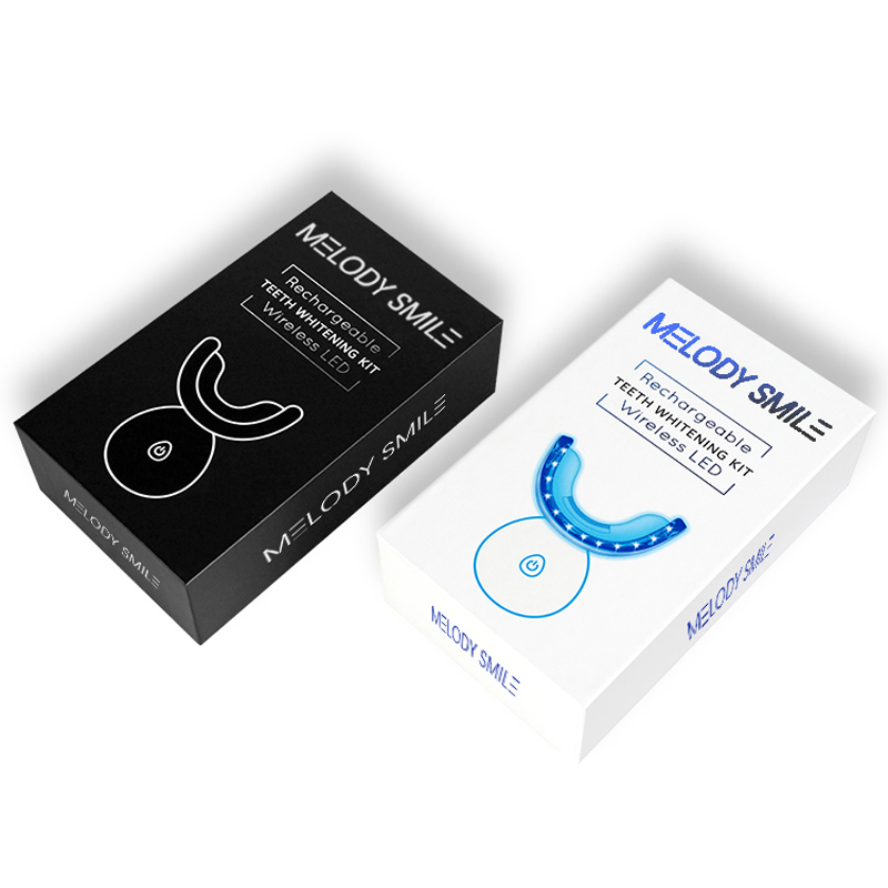 ブルーライト歯のホワイトニングLEDキット ワイヤレス 家庭 - Teeth Whitening Logo のレビューと価格