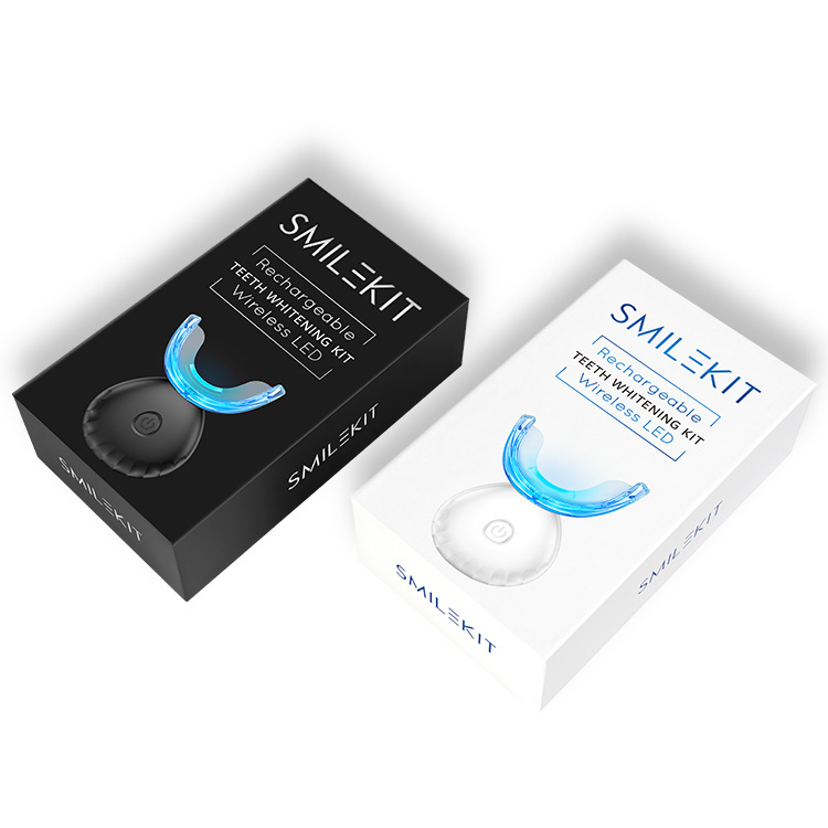ワイヤレス充電式歯のホワイトニングキット、LEDライト歯のホ - Teeth Whitening At Home Kit のレビューと価格