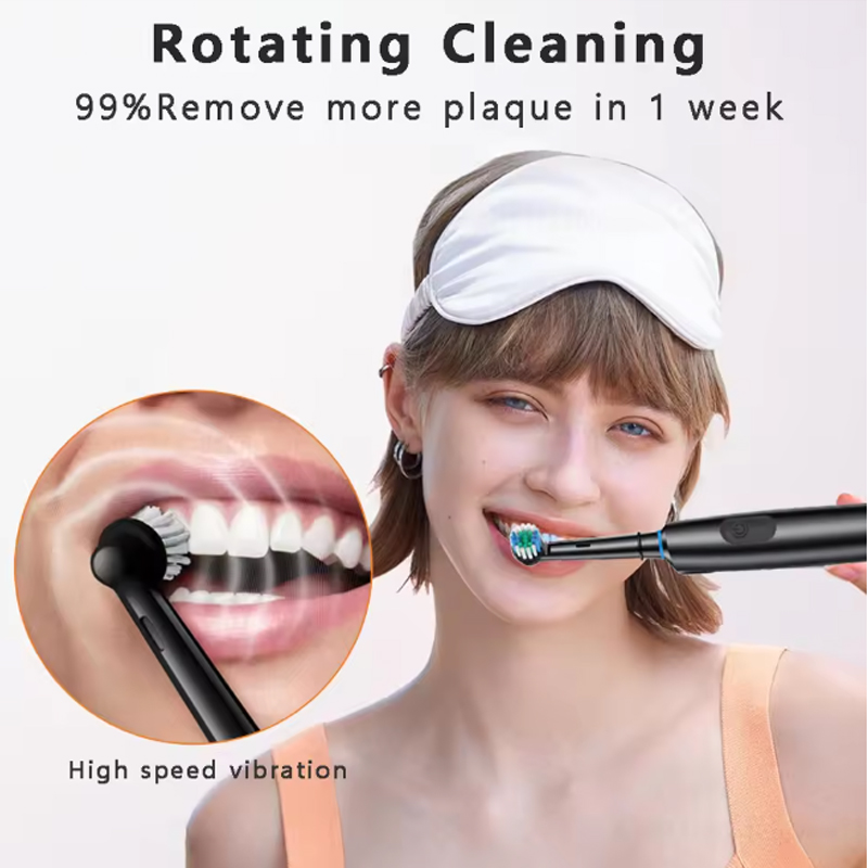 大人用回転式電動歯ブラシ、柔らかい毛、5つの洗浄モード、US - Electric Toothbrush Sonic のレビューと価格