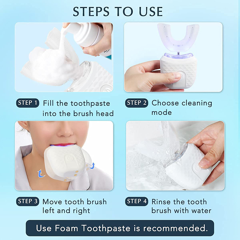 U字型充電式ライトクイックホワイトニング歯のホワイトナー、プ - Teeth Whitening Diy のレビューと価格