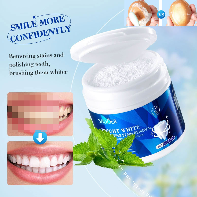 歯のホワイトニングパウダー漂白黄色の歯の汚れプラークを除去口 - Teeth Whitening With Baking Soda のレビューと価格