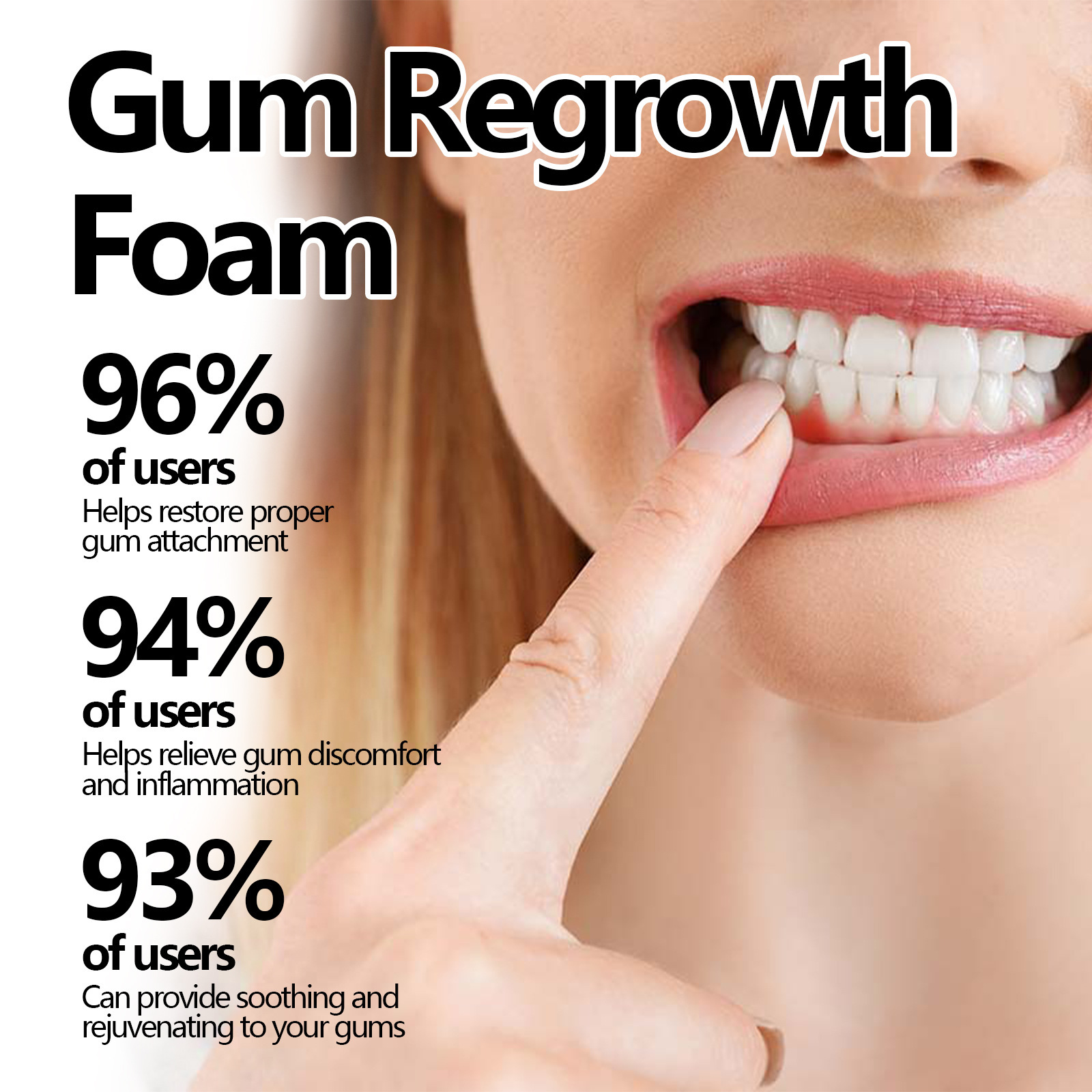 ガムリペアフォームムース歯磨き粉 ジェントルクリーン ブリー - Teeth Whitening Foam Toothpaste のレビューと価格