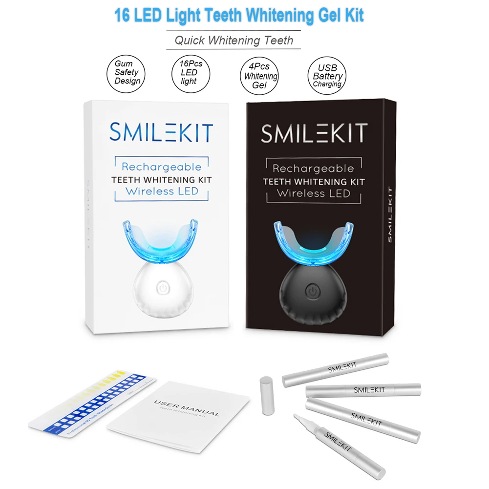 歯科歯ホワイトニングキットミニ 16 LED コールドライト - Teeth Whitening Near Me のレビューと価格